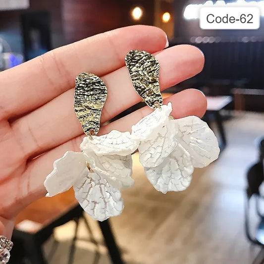 Flower Tassel Earrings