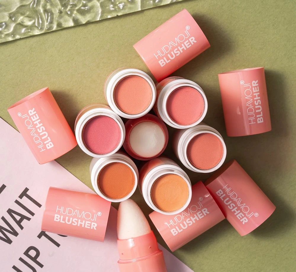 BLUSHER POWDER STICK || 6 DIFFERENT COLORS SET